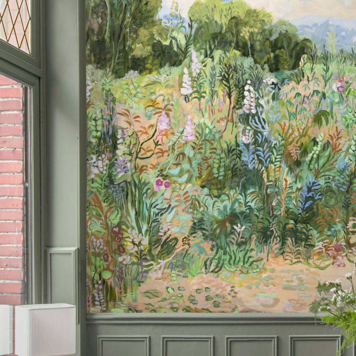 Isidore Leroy Roses trémières